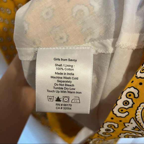 Anthropologie Girl from Saroy strapless dress - Size 2 - Picture 6 of 6